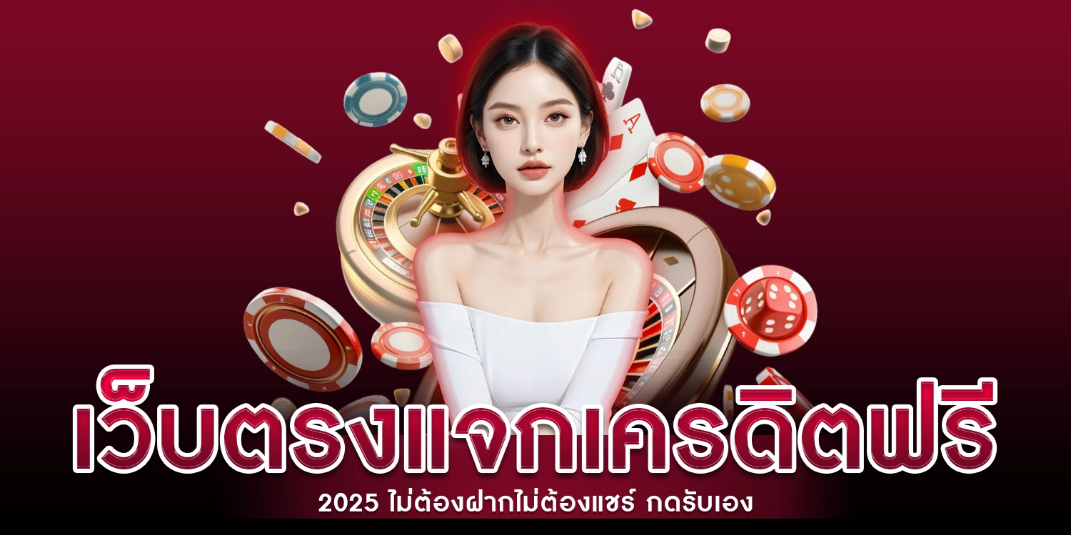 เว็บตรงแจกเครดิตฟรี 2025 ไม่ต้องฝากไม่ต้องแชร์ กดรับเอง